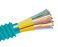 Armored Plenum Fiber Optic Cable, Multimode 10 Gig OM4, Indoor/Outdoor Distribution