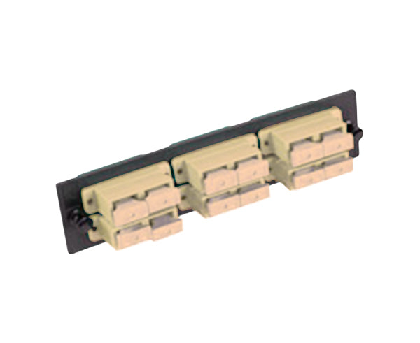 Fiber Adapter Plate, Multimode OM1 62.5/125™m, 6 SC Duplex Couplers