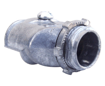 Single Screw Duplex Connector, Zinc Die-Cast for Flex "AC" MCI "MCI-A" NM Cable