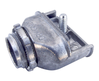 Single Screw Duplex Connector, Zinc Die-Cast for Flex "AC" MCI "MCI-A" NM Cable