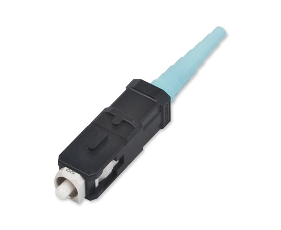 Corning UniCam Fiber Connector, Multimode, 50/125 10 Gig OM3/OM4, SC, Single Pack