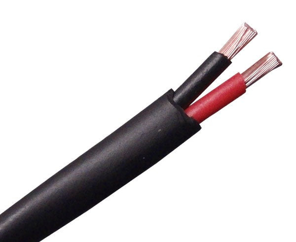 Speaker Wire, Audio Cable, 16/2, 16/4, 14/2, 14/4 Strand OFC CMX Outdoor Direct Burial Cable, 500' - Black