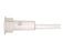 Press Fit Reed Switch, 1/2" Recessed w/ Cable Leads and Nickel Plated Magnets