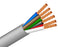 22/6 Alarm-Security/ audio Cable, CMR, Stranded (7 Strand) Unshielded, 500' Gray