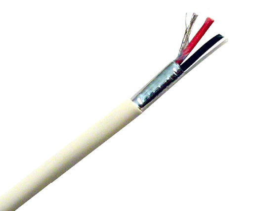Plenum Security Alarm Cable - 22/2 (7 Strand), CMP, Shielded, 1000ft