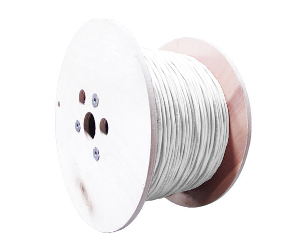 22/2 Alarm-Security/ audio Cable, CMP, Stranded (7 Strand) shielded, 1000' White