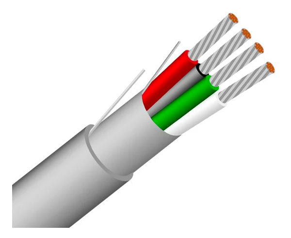 Communication & Control Cable 18/4 (19x30 TC Strand) 1000' Gray