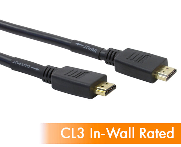 HDMI Male to HDMI Male, CL3 with Amplifier