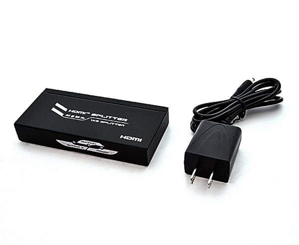 HDMI 2.0 2-Way Splitter (1-in/2-out) 4K at 60Hz