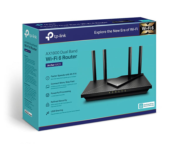 AX1800 Dual-Band Wi-Fi 6 Router TP-Link — Primus Cable