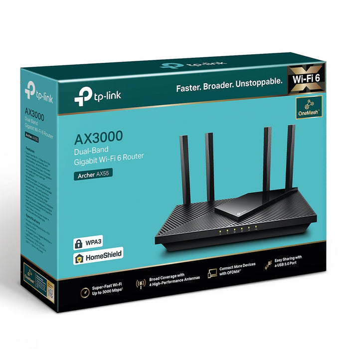 Archer AX3000, High Speed WiFi 6 Router, Gigabit, TP-Link — Primus Cable