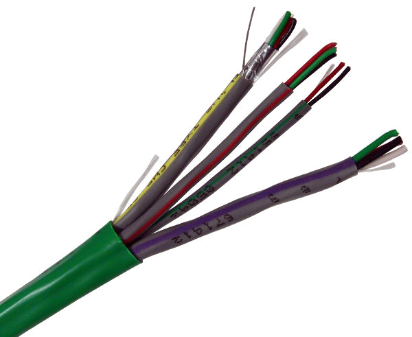 Access Control Cable 18AWG 4C+22AWG 4C+22AWG 2C+22AWG 3Pair SHLD, 1000' CMR/CL2R
