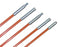 Fiberfish II Rod Kit, Wire Installation Rods, Plastic Coated 6' length x  3/16" Diameter Orange - Primus Cable Installation Tools