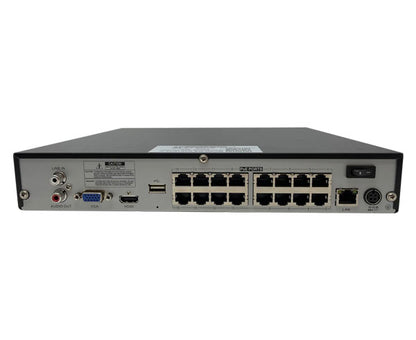 16 Channel NVR 4K Video Output with Face Recognition