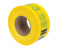 Barricade and Underground Line Tape - Lockout/Tagout - Yellow