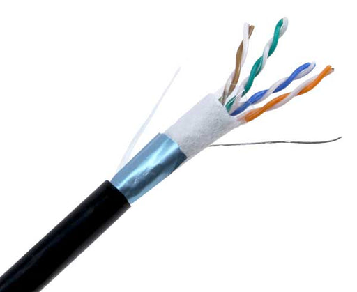 Shielded CAT5E Outdoor Bulk Cable with Gel Tape
