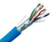 CAT5E Plenum Bulk Ethernet Cable, CMP, Shielded Solid Copper 24 AWG 1000FT