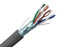 CAT5E Shielded Plenum Ethernet Cable, Gray, 1,000FT