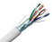 CAT5E Shielded Plenum Ethernet Cable, White, 1,000FT