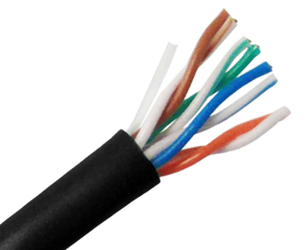 CAT5E Ethernet Cable, CAT5E UTP Cable, ETL Verified, CM Rated, 1000™ - Black