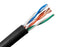 CAT5E Bulk Cable - MIG+, UL Listed (U/UTP) CMR Rated, 24AWG 8/C Solid Bare Conductors, 1000' Pull Box - Black