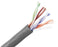 CAT5E Plenum Bulk Ethernet Cable, CMP Solid Copper UTP, 24 AWG - Grey