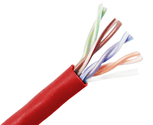CAT5E Plenum Bulk Ethernet Cable, CMP UL Listed, Solid Copper UTP, 24 AWG 922FT
