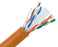 1,000FT CAT6A Riser UTP Bulk Cable Solid 4 Pair 23 AWG Spool – Orange