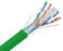 1,000FT CAT6A Solid Shielded Cable for 10G Networking Green