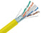 1,000FT CAT6A Shielded Plenum Bulk Ethernet Cable, Yellow Jacket
