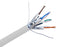 CAT6A Shielded Stranded Bulk Ethernet Cable, U/FTP, 28AWG Copper, Indoor, 1000FT Spool -  White