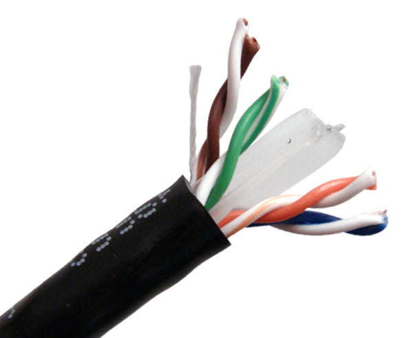 CAT6 Unshielded Bulk Ethernet Cable with Outdoor CMX Jacket