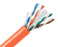 Bulk CAT6 Riser Ethernet Cable, CMR UL Listed Solid Copper UTP, 23 AWG 1000FT Orange