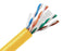 CAT6 Bulk Riser Ethernet Cable, CMR UL Listed Solid Copper UTP, 24 AWG 1000FT - Yellow