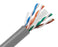 Bulk CAT6 Riser Ethernet Cable, CMR UL Listed Solid Copper UTP, 23 AWG 1000FT Gray