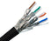 CAT 7 Ethernet Cable, Shielded, CAT 7 Cable, Indoor/Outdoor , 10G, 1000™ Black