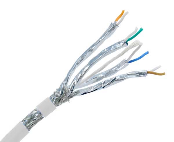 CAT8.1 Bulk Ethernet Cable, 40G CMR, 23AWG Solid Copper, Dual Shielded S/FTP