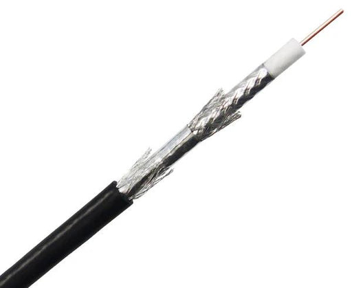 RG6U Direct Burial Quad Shield Coax Cable for Outdoor Applications