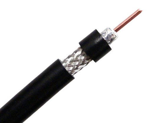 LMR Equivalent MIG-195 Low Loss RF Coaxial Cable UV PVC RF Shielding 1000Ft, 500ft, 250ft, Black