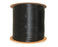 RG59 Siamese, 1000', Wooden Spool, Black, (1) 20AWG Bare Copper Coaxial Cable with 95% Bare Copper Braid