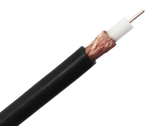 RG59 Coaxial Cable, 20 AWG BC, 95% BC Braid, 1000’