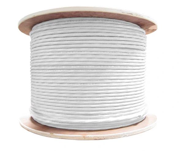 CMP Siamese Cable RG6 Coax Cable 95% BC, 18/2 Power Cable 1000’ White