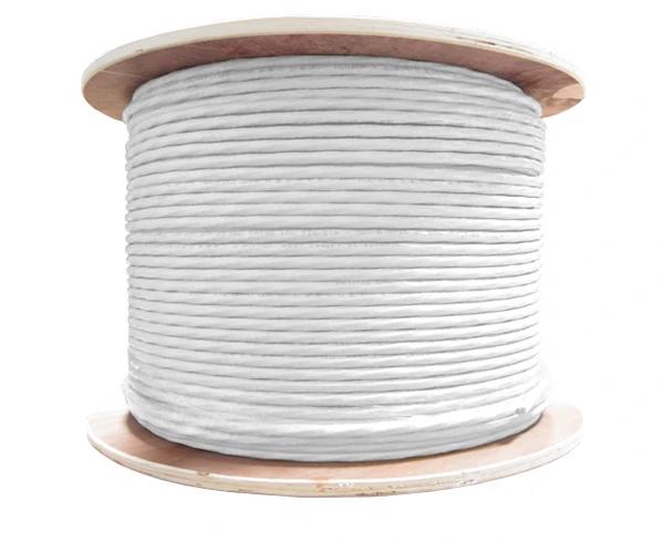RG6 Plenum Dual Shield Coaxial Cable, 18 AWG CCS Conductor