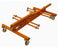 Cable Dolly - 8 Axle, Four 12" Wide Spindles, multiple spools