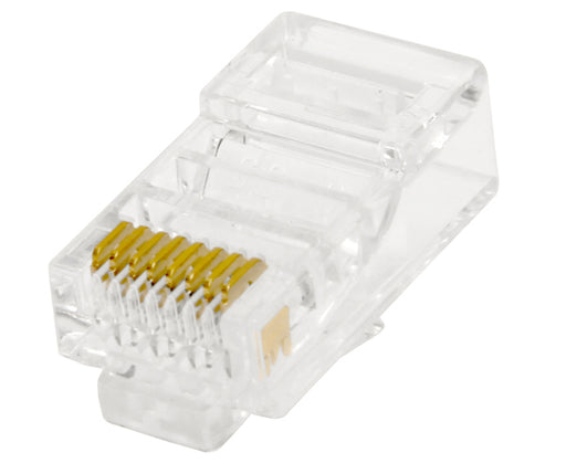 CAT6 RJ45 Modular Plug for Round Solid or Stranded Cable