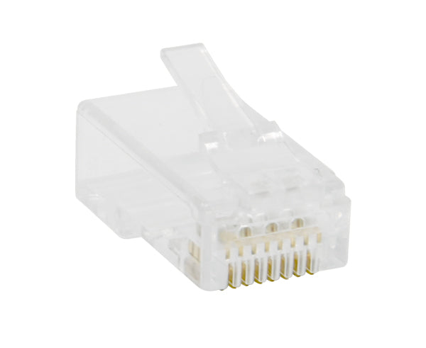 CAT6 RJ45 Modular Plug for Round Solid Cable with Insert