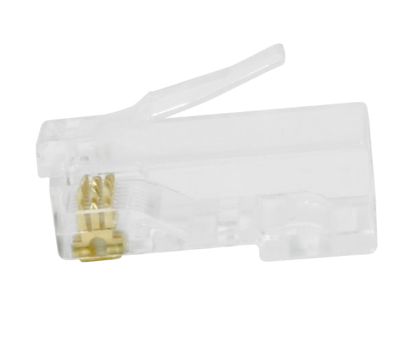 CAT6 RJ45 Modular Plug for Round Solid Cable with Insert