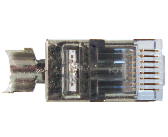 Shielded EZ-RJ45® Connector for CAT6 with External Ground