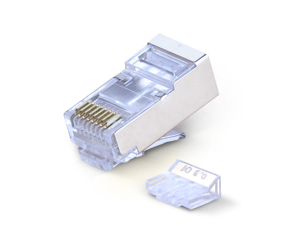 CAT6A Shielded RJ45 Connector - 0.80mm to 0.86mm ID