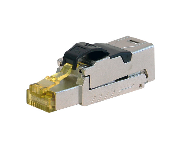 Shielded Modular Plug, RJ45 (8x8), Single - T8P8CSR